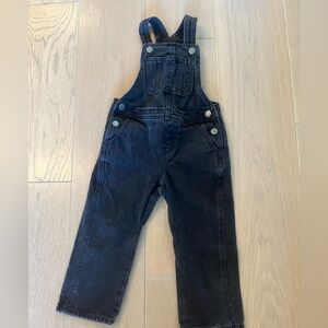 Old Navy Kids Black Denim Overalls